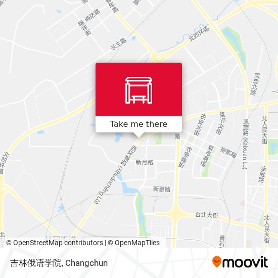 吉林俄语学院 map