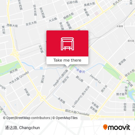 通达路 map