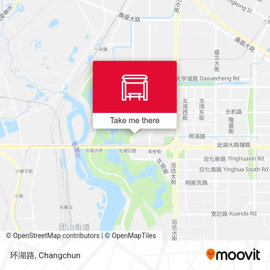 环湖路 map