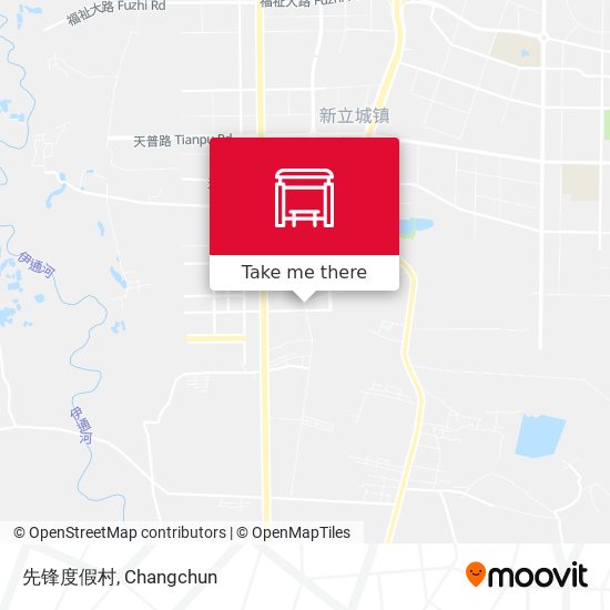 先锋度假村 map