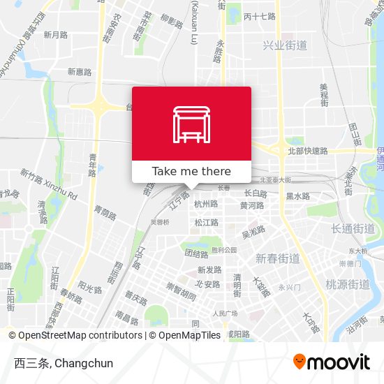 西三条 map