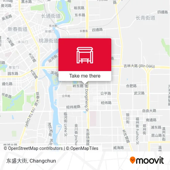东盛大街 map