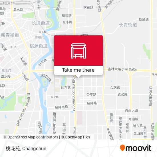 桃花苑 map