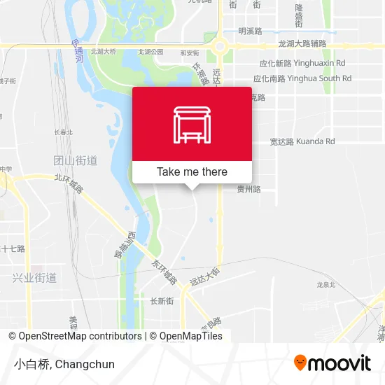 小白桥 map