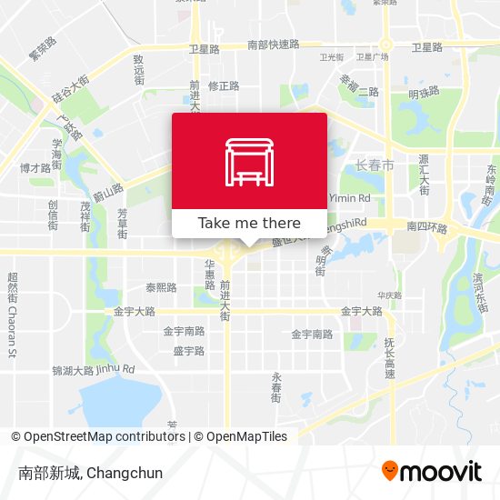 南部新城 map