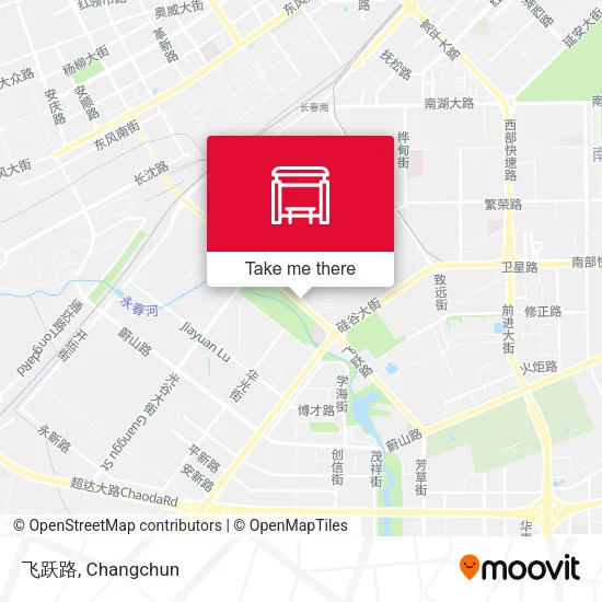 飞跃路 map