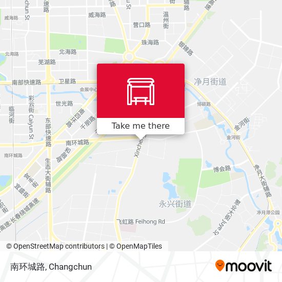 南环城路 map
