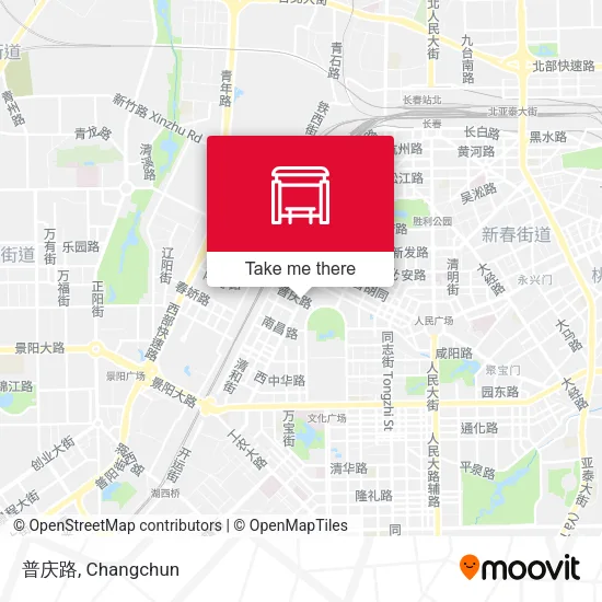 普庆路 map