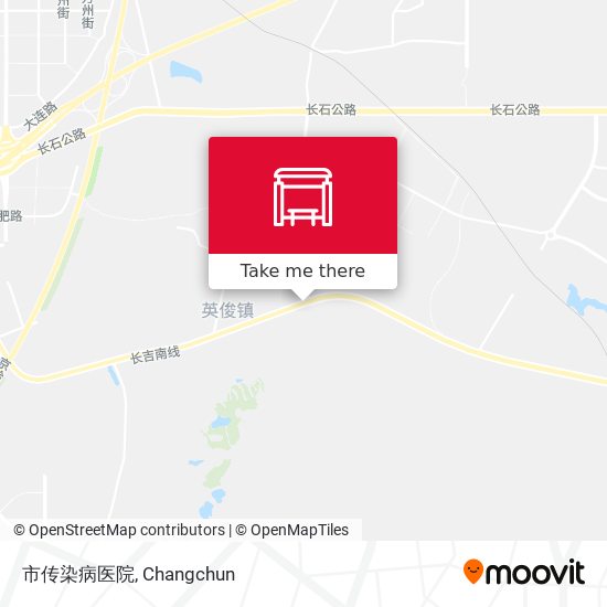 市传染病医院 map