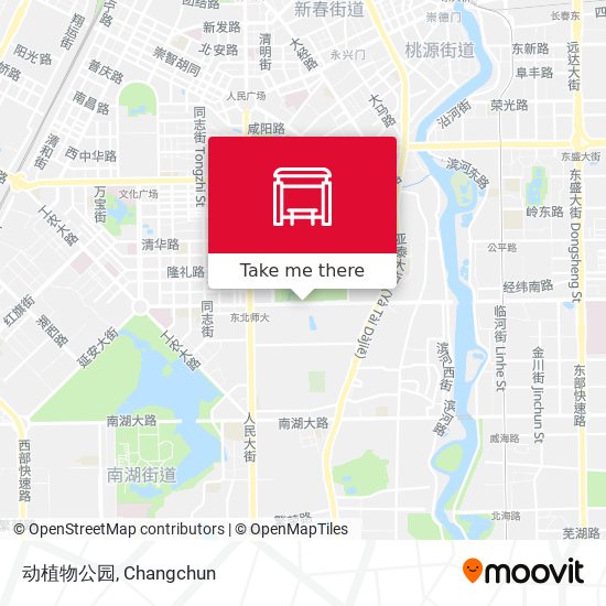 动植物公园 map