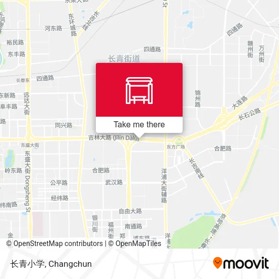 长青小学 map