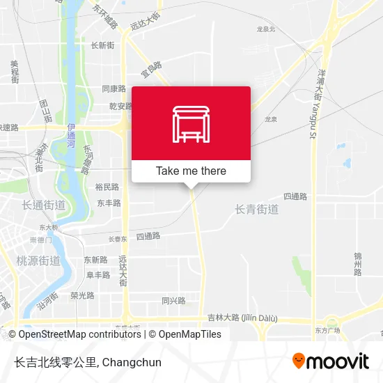长吉北线零公里 map