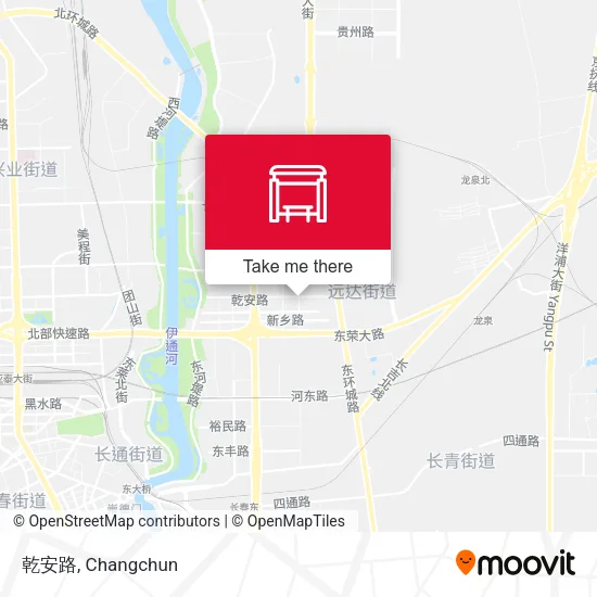 乾安路 map