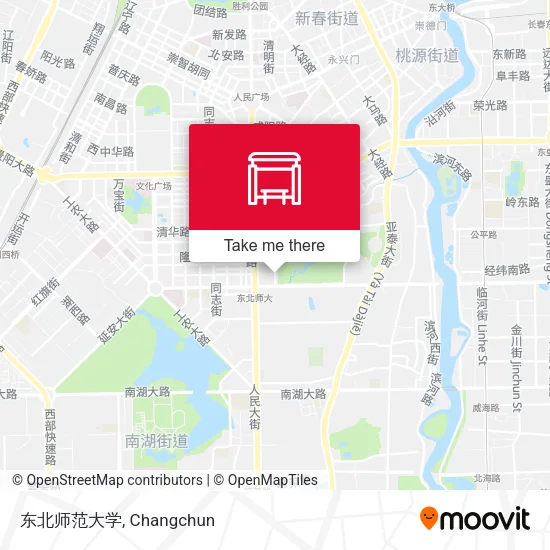 东北师范大学 map
