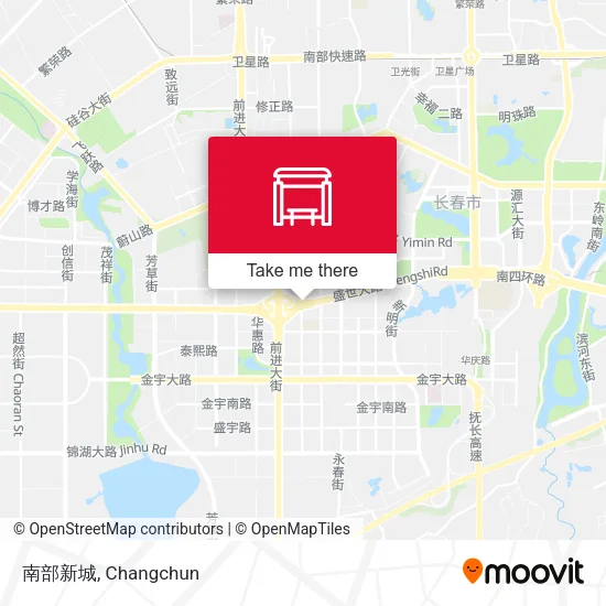 南部新城 map