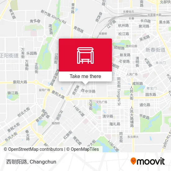 西朝阳路 map