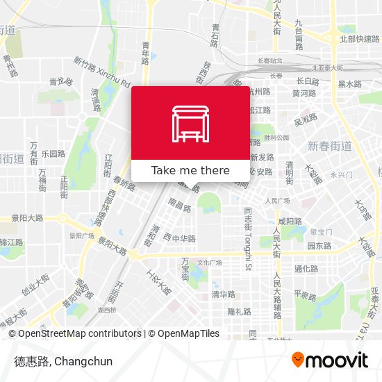 德惠路 map