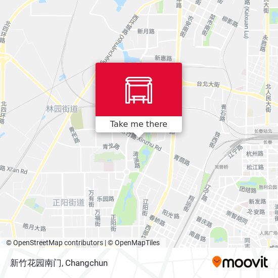 新竹花园南门 map
