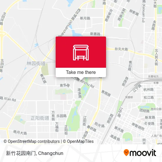 新竹花园南门 map