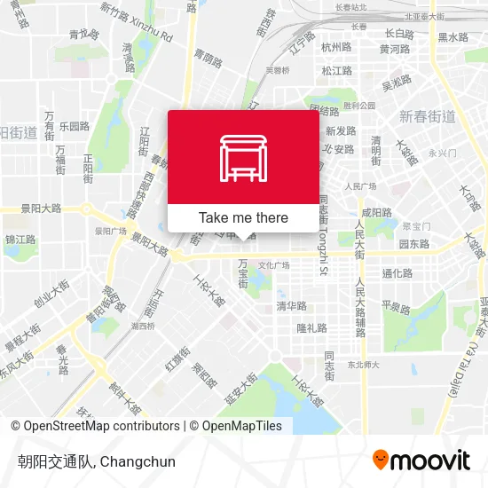 朝阳交通队 map