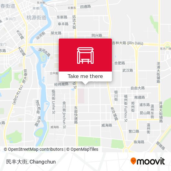 民丰大街 map