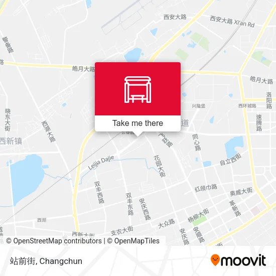 站前街 map