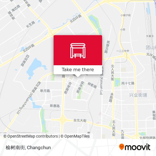 榆树南街 map