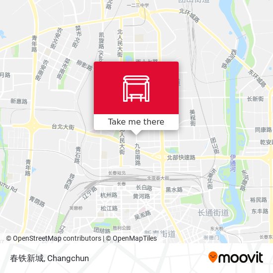 春铁新城 map