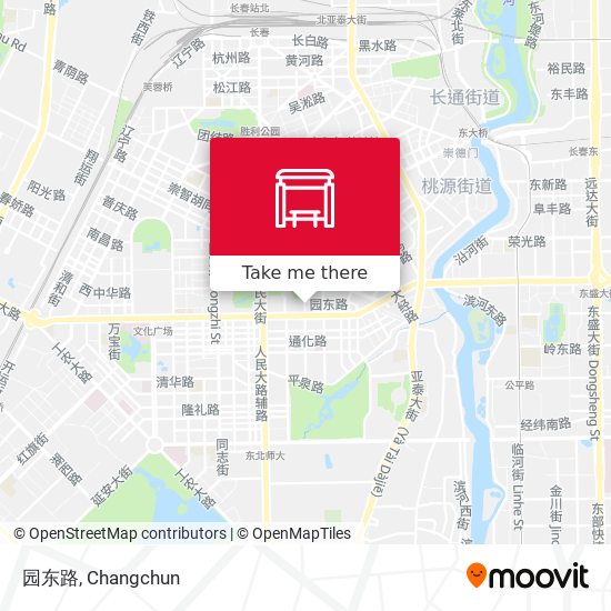 园东路 map