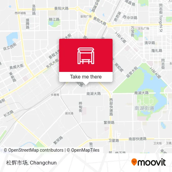 松辉市场 map