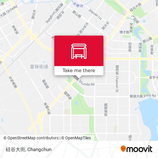 硅谷大街 map