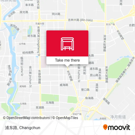 浦东路 map