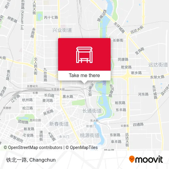 铁北一路 map