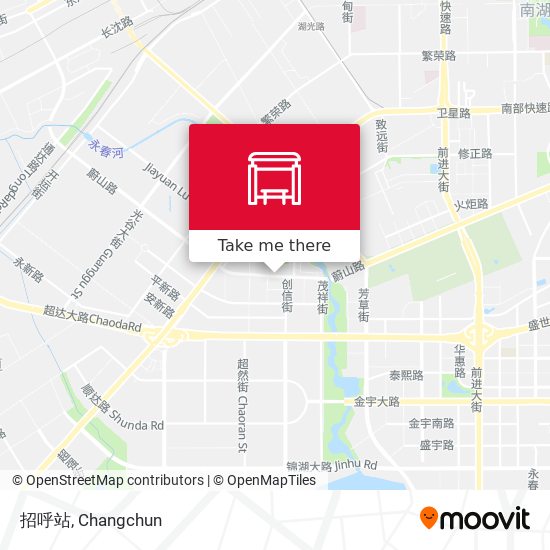 招呼站 map