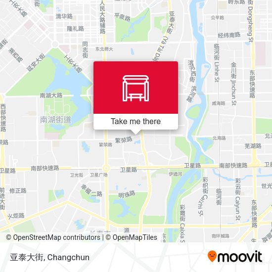 亚泰大街 map