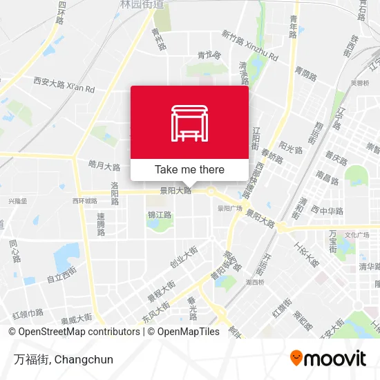 万福街 map