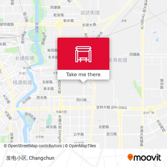 发电小区 map