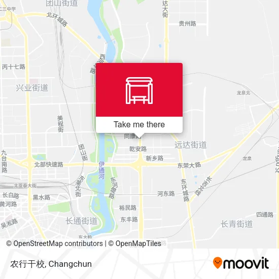 农行干校 map