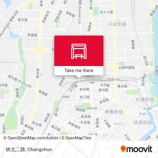 铁北二路 map