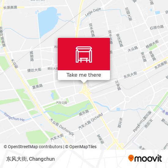 东风大街 map