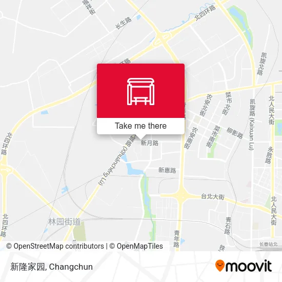 新隆家园 map