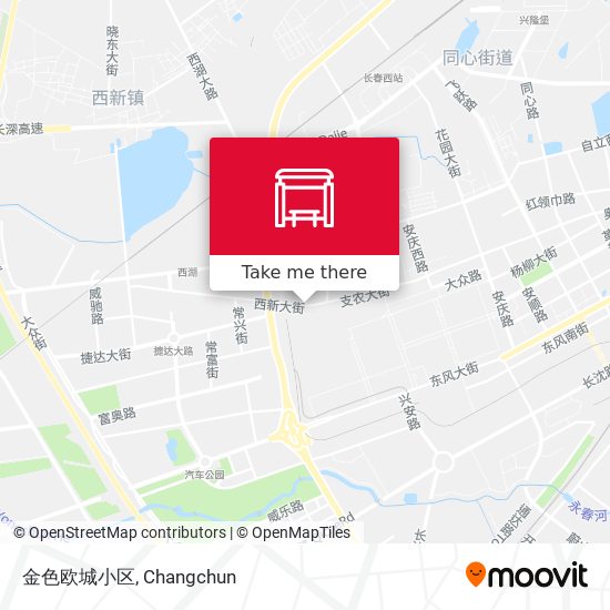 金色欧城小区 map