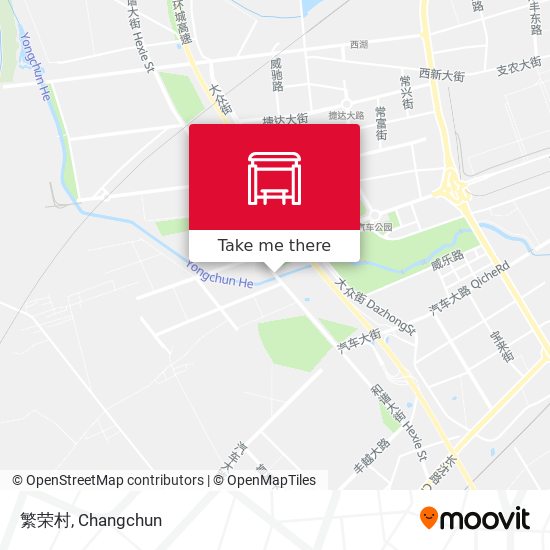 繁荣村 map