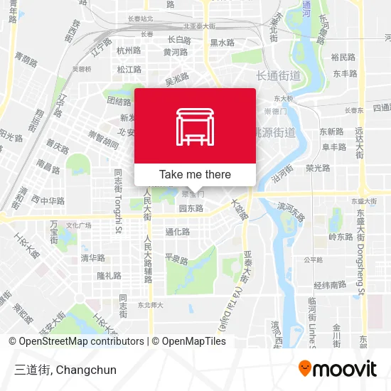 三道街 map