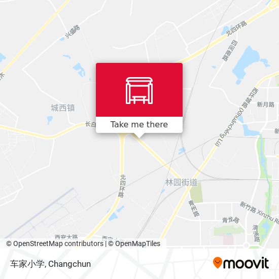 车家小学 map