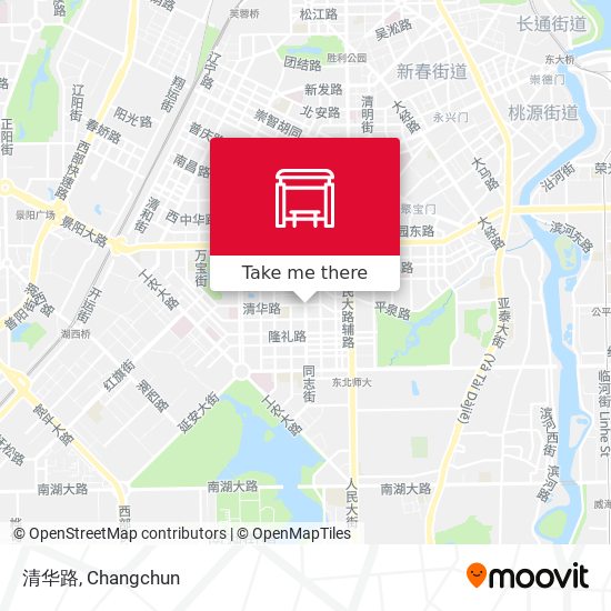 清华路 map