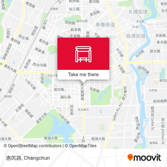惠民路 map