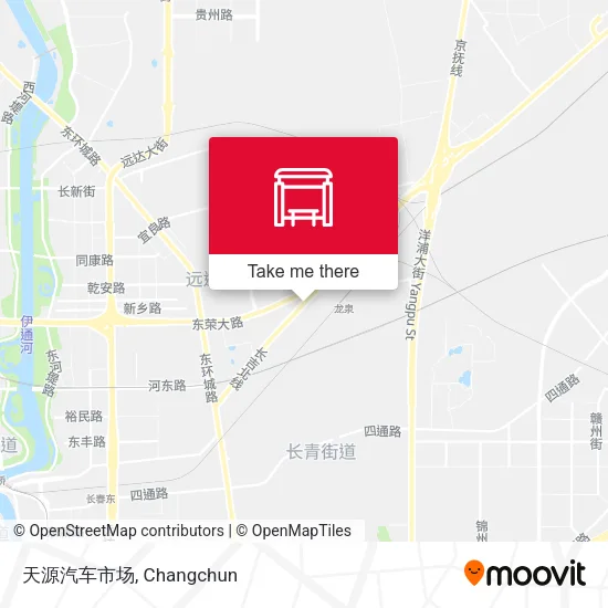 天源汽车市场 map