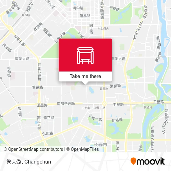 繁荣路 map