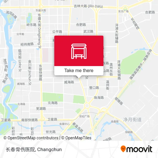 长春骨伤医院 map